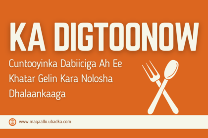 Cuntooyinka Khatarta Ku Ah Nolosha Dhalaankaaaga - Ubadka