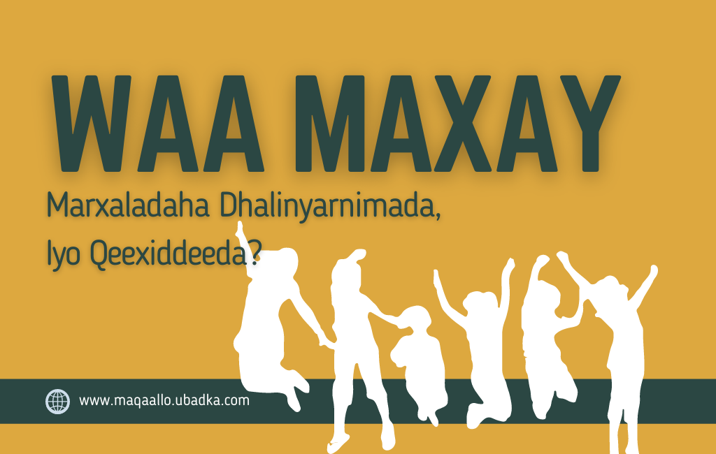 Waa Maxay Marxaladaha Dhalinyarnimada, Iyo Qeexiddeeda?