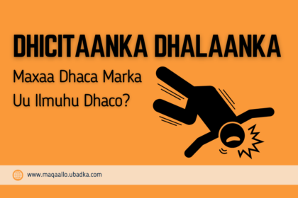 Dhicitaanka Dhalaanka - Shilalka qaar, xittaa waxay dhacaan waalidiintoo aad u taxaddar badan, isla mar ahaantaana feejigan, dhicitaanka dhalaanka waa arin badanka ku dhacda qoysaska.